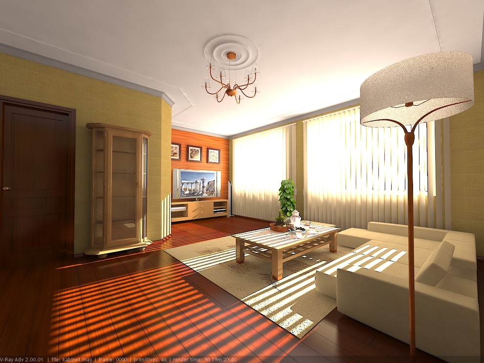 Обложка проекта: гостиная в современном стиле