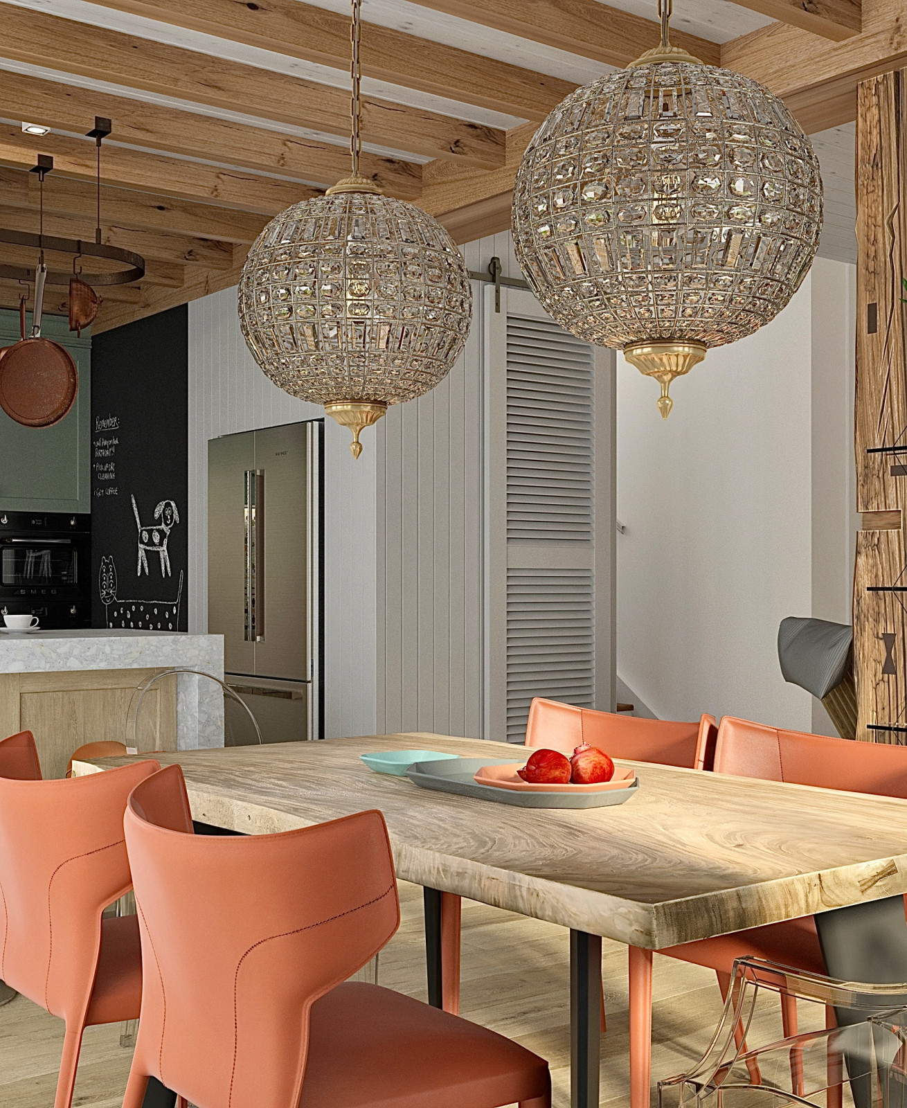 Дизайн загородного дома в Санкт-Петербурге.