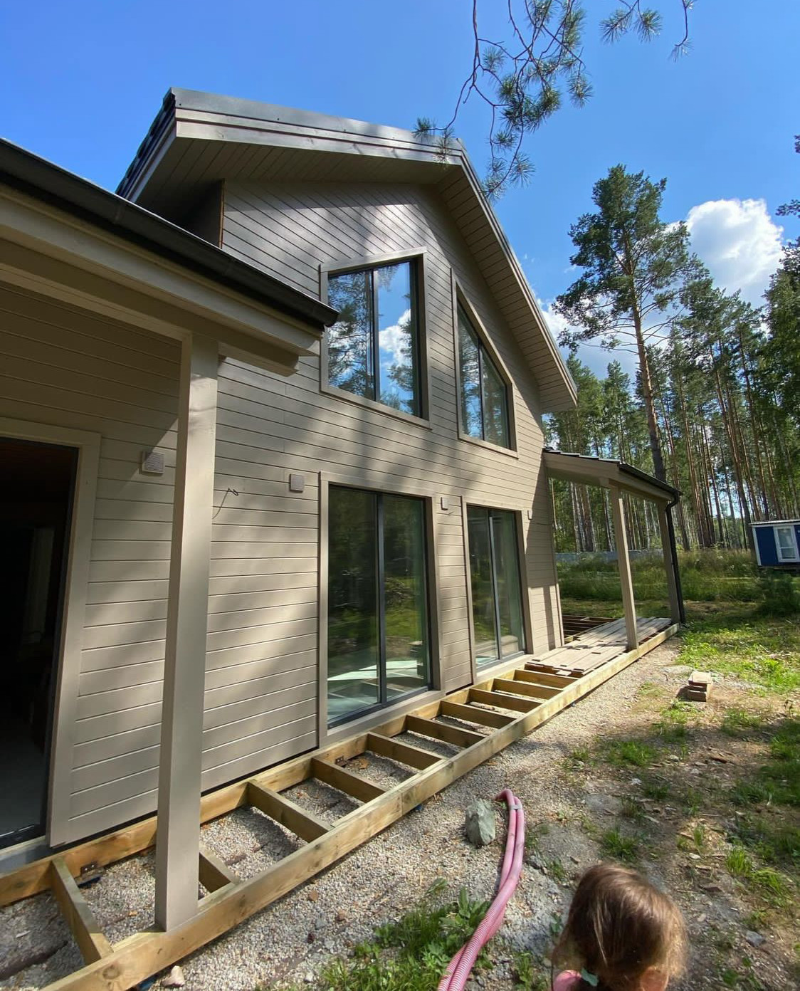 Каркасный 2х этажный дом