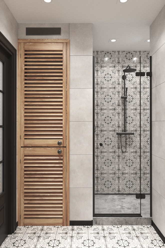 Воображение с этническими мотивами. Проект квартиры 55 м2 в Москве.