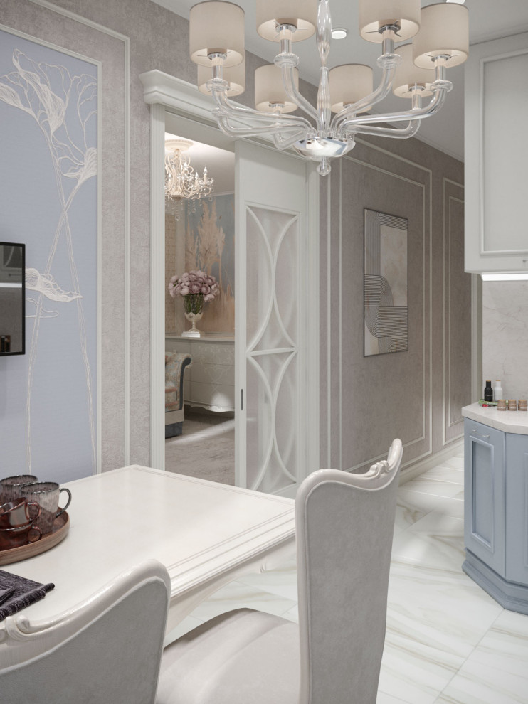 Трехкомнатная квартира в классическом стиле