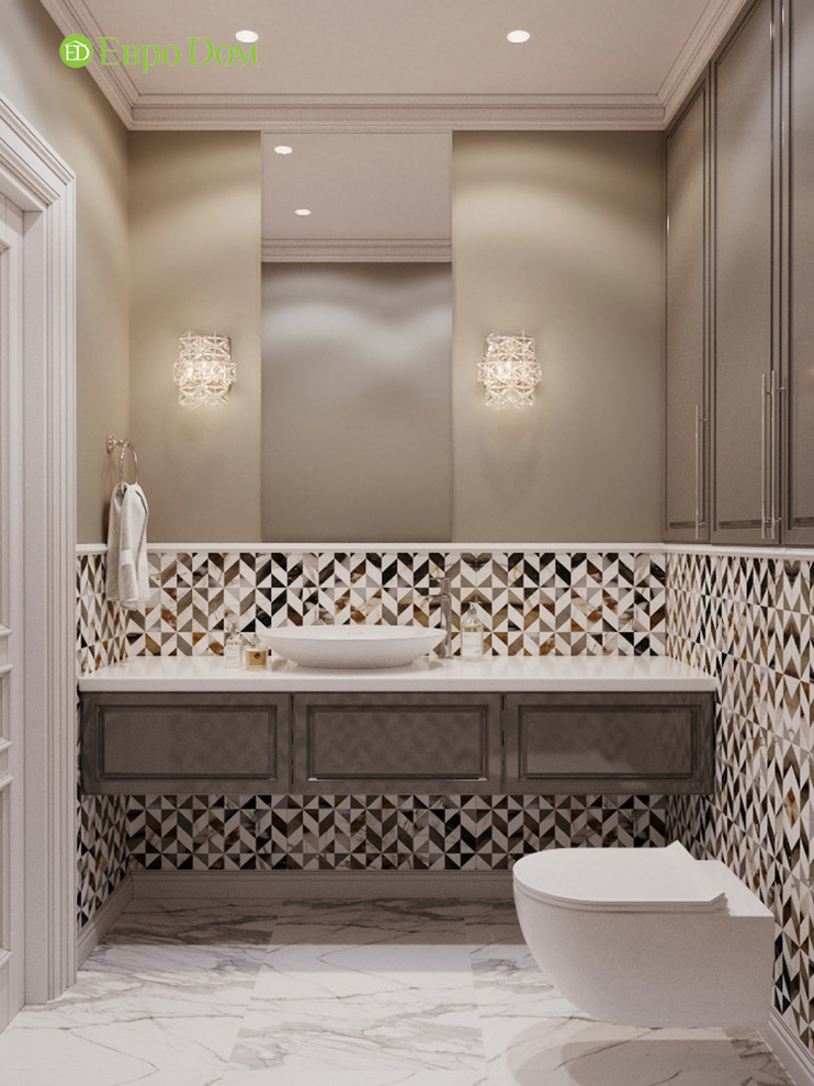 Дизайн четырехкомнатной квартиры 110 кв. м в стиле неоклассика. Фото проекта