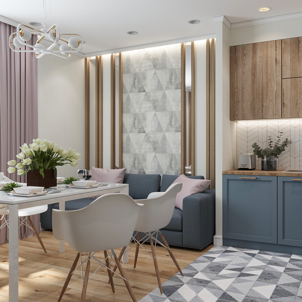 Дизайн трех комнатной квартиры в ЖК Комсомолец