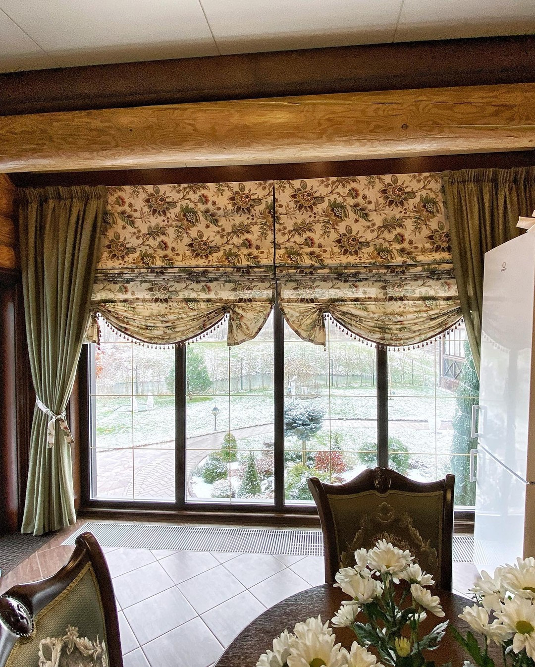 Кухня в загородном доме