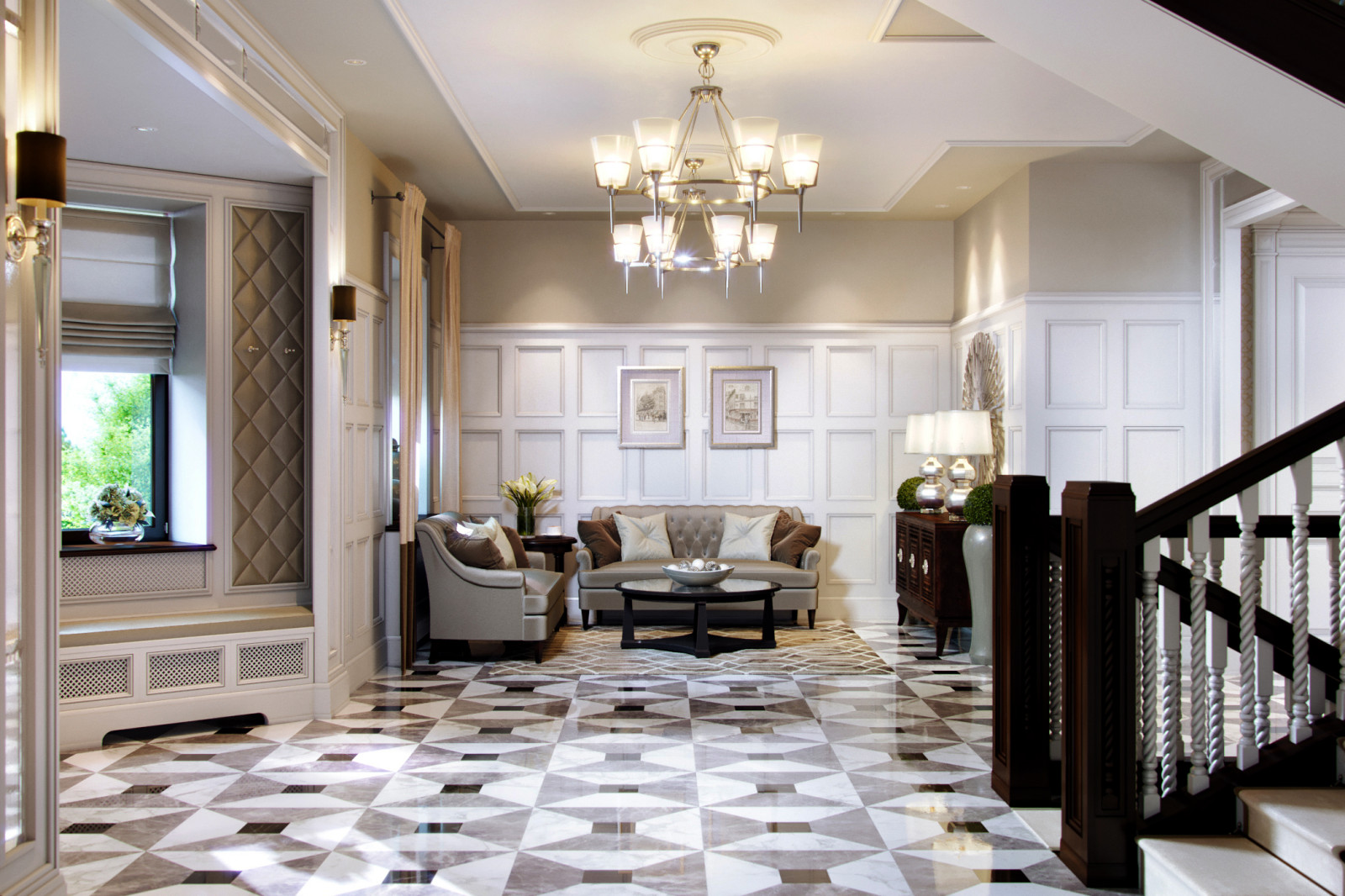 Лайково, холл