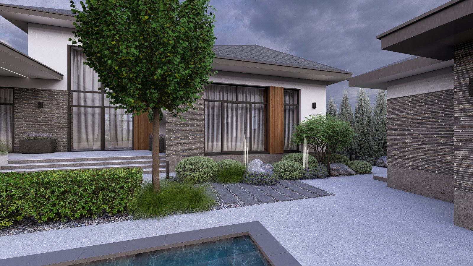 Современный сад в г.Ейск