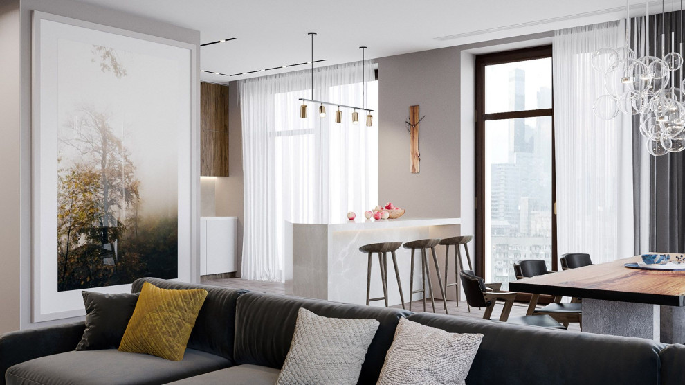 Обложка проекта: ЖК Воробьев Дом 185 м2