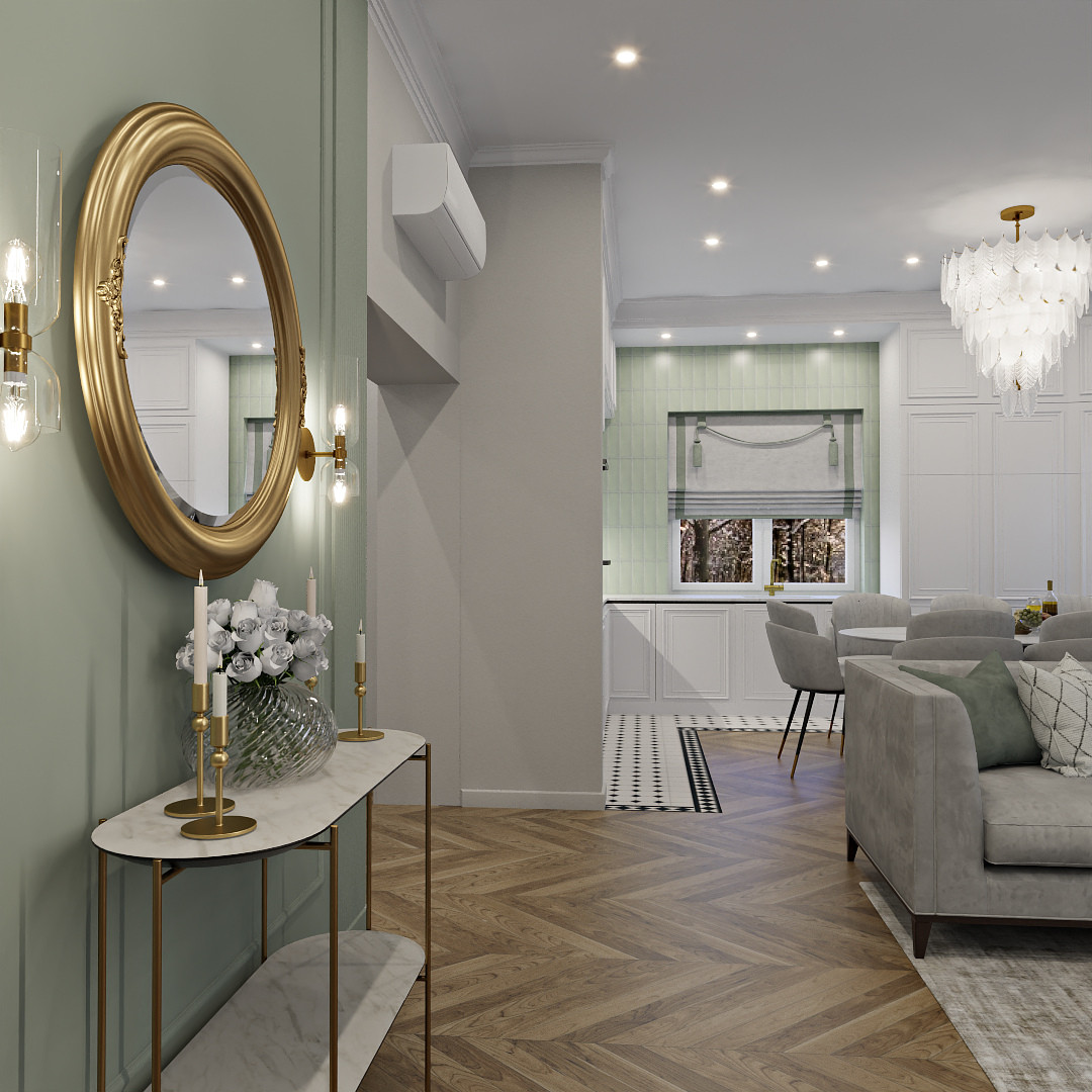 Дом по мотивам неоклассики