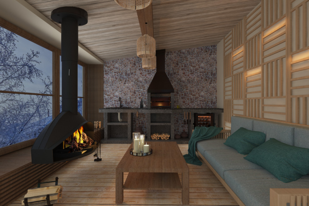 дом площадью 214 кв.м