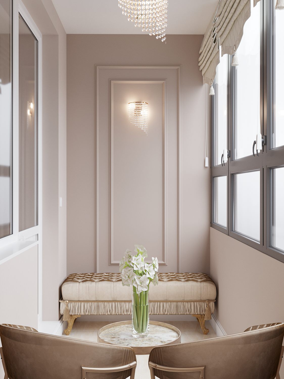 Классический интерьер 90 м2