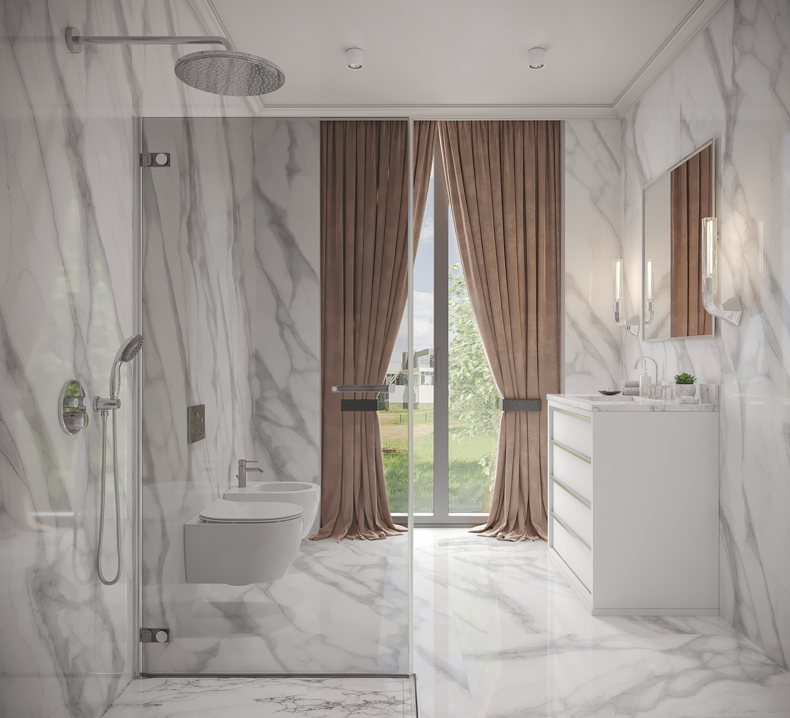 Большой дом с беседкой