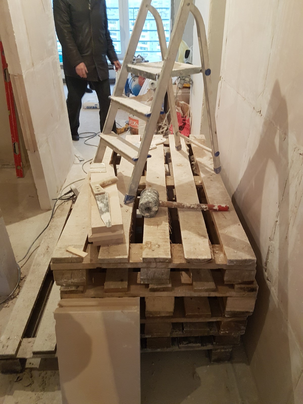 Ремонт 3х ком-ой квартиры 76.8м2 в ЖК"Авентино"(демонтаж,электрик,монтаж ПГП)