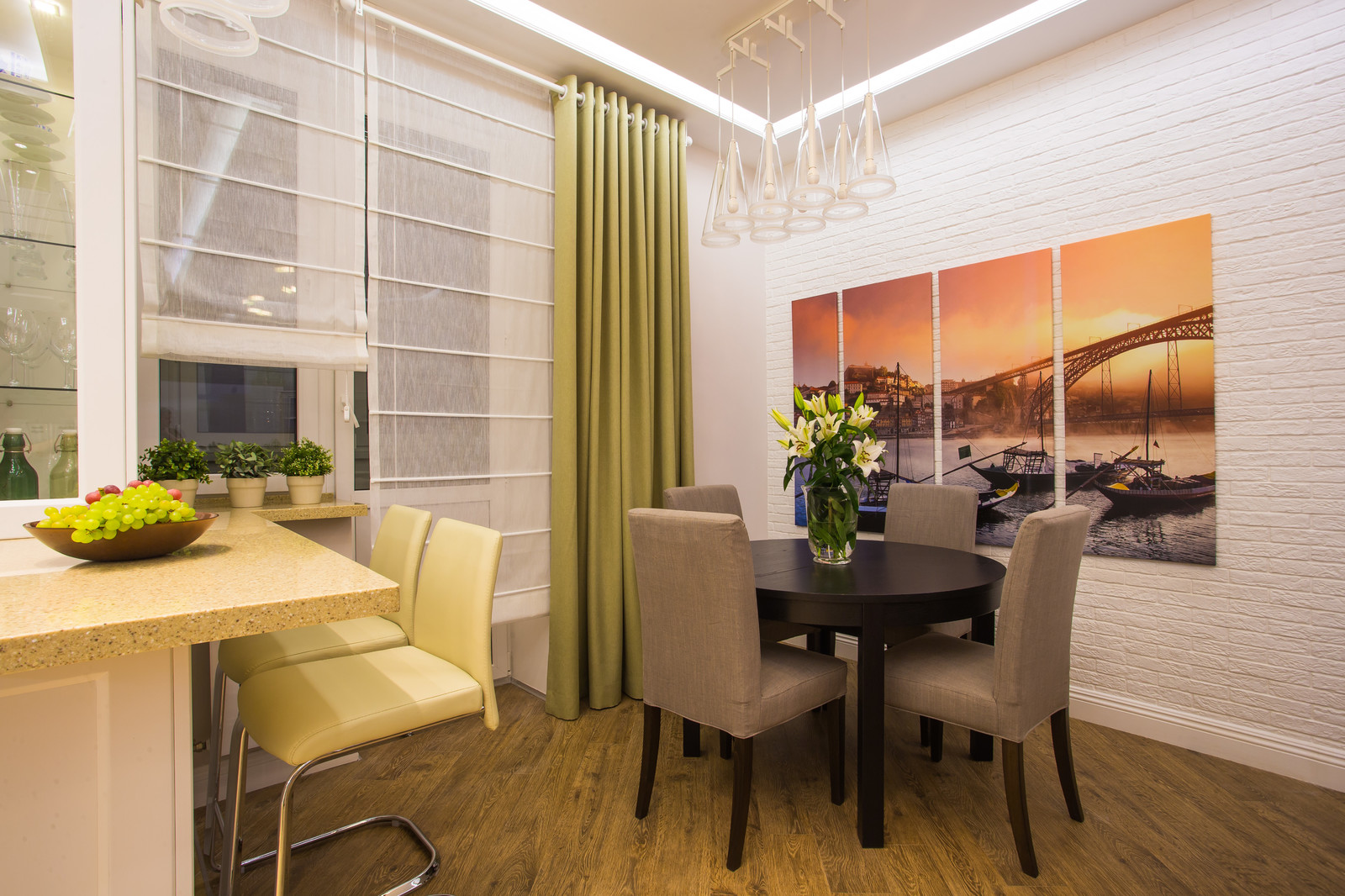 Интерьер квартиры в ЖК "Мичуринский"