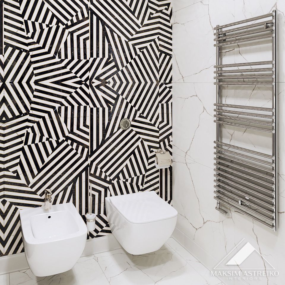 Современный интерьер с элементами арт деко