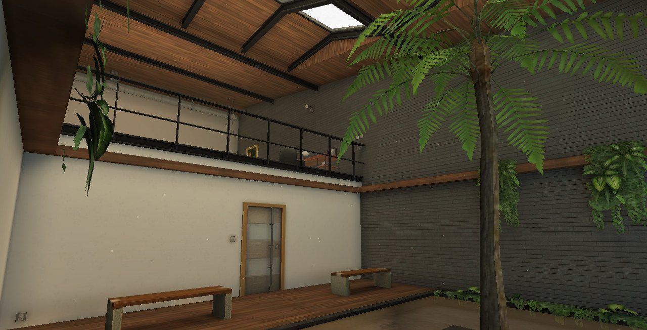 3D проект дома в лесу