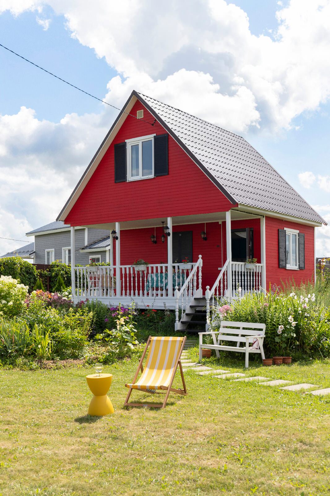 Дачный дом 57 м² с фруктовым садом в Подмосковье