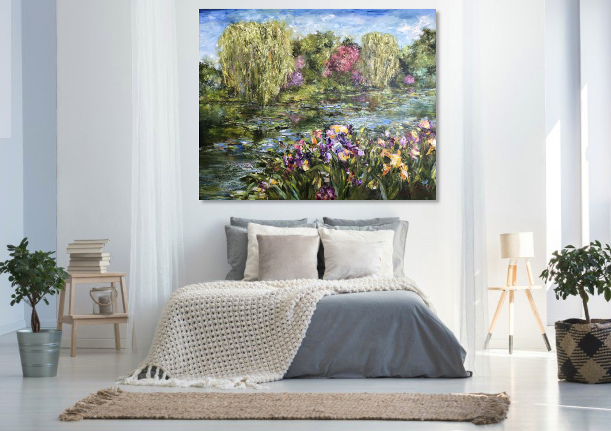 Спальня - Дизайн интерьера - Картины художницы Дианы Маливани (2)