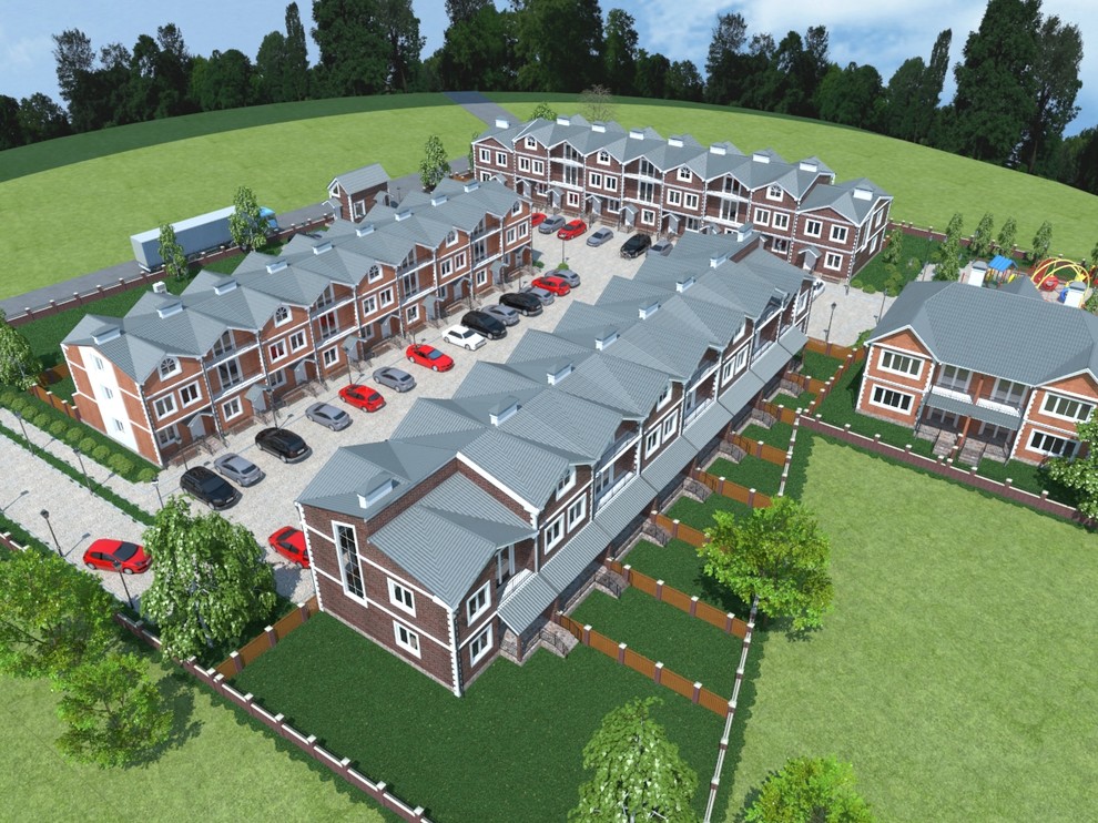 Обложка проекта: Проектирование поселка таунхаусов  Московская область, г. Химки, квартал Вашутин