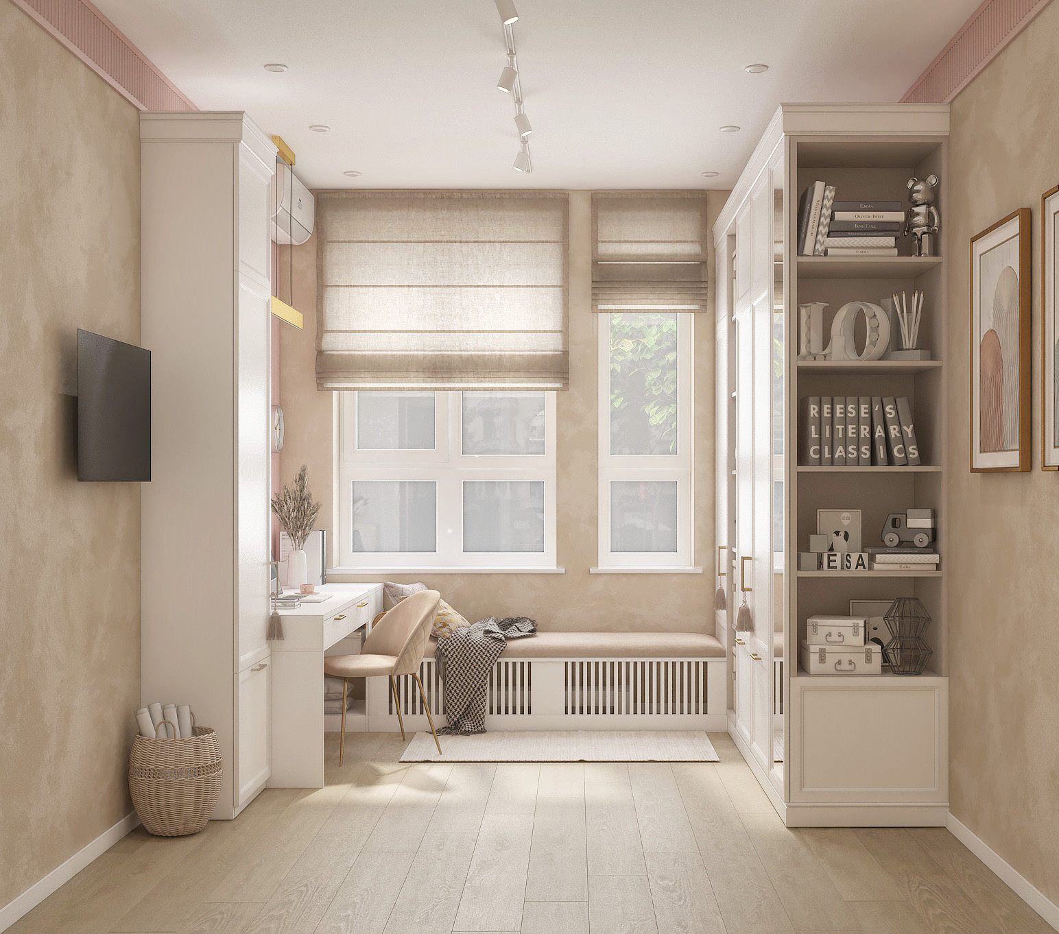 Элегантная квартира в Москве для молодой семьи