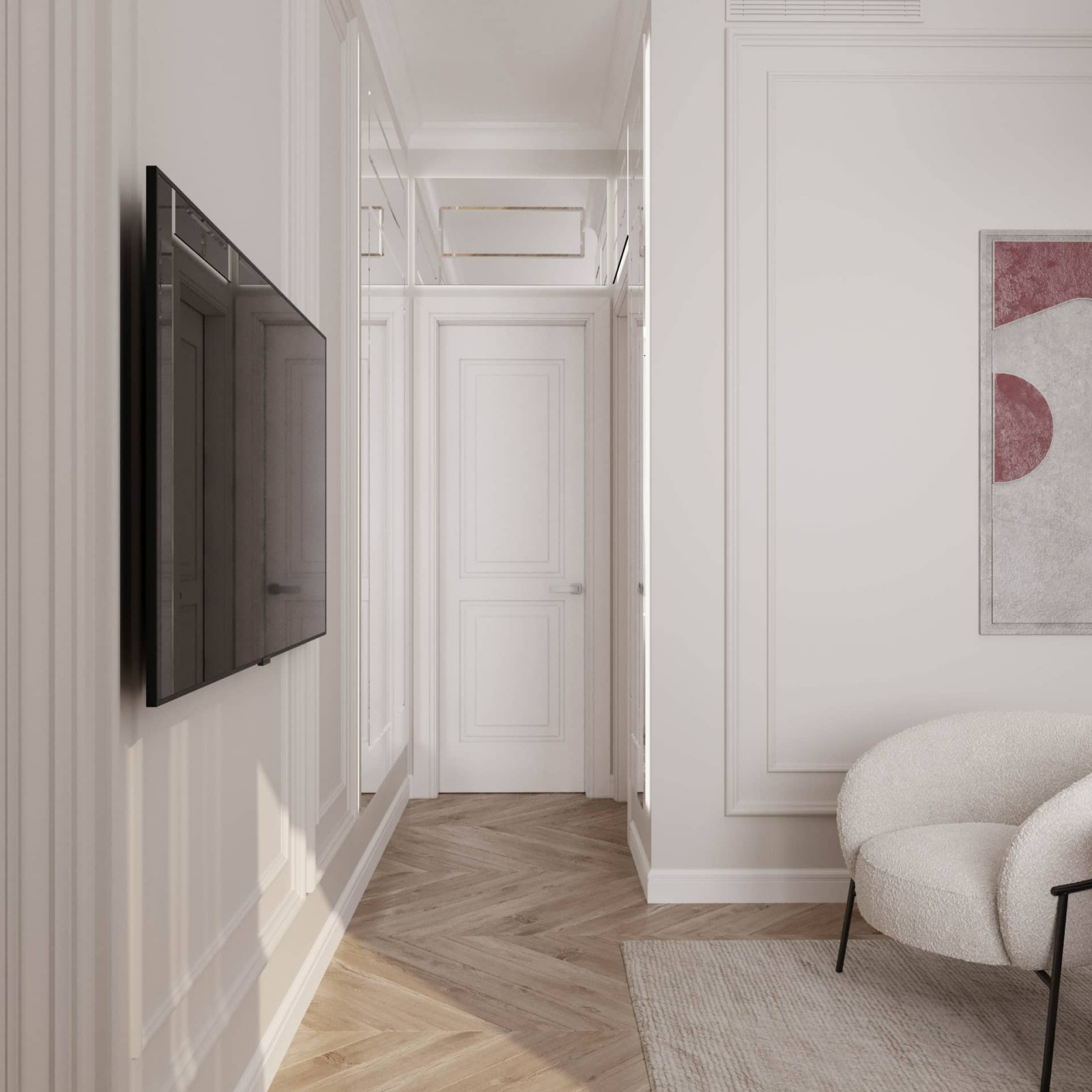 Дизайн и ремонт квартиры на Каланчёвской улице — Плюшевый комфорт