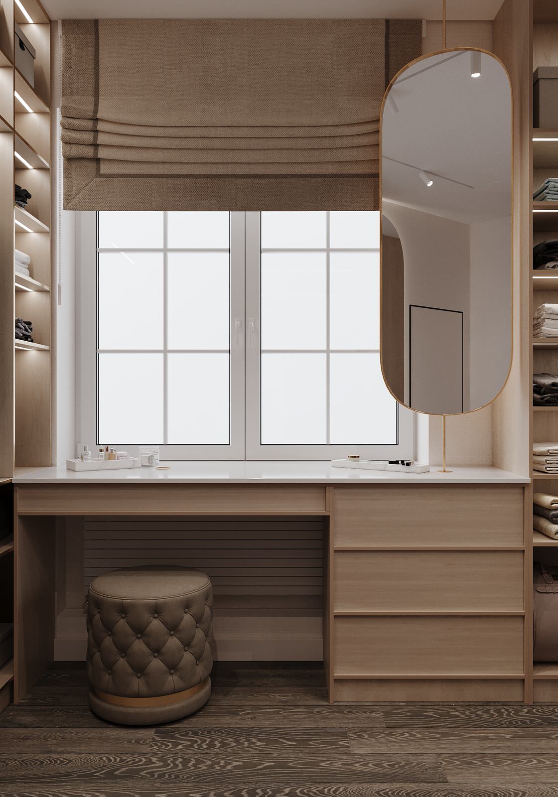 Интерьер загородного дома кардинально отличающийся от домов в округе