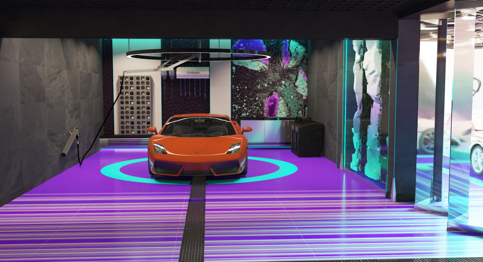 Дизайн проект авторского интерьера  Детейлинг Центра