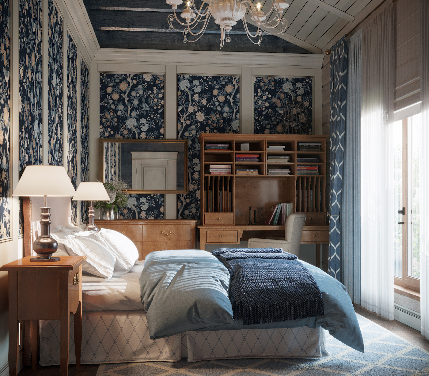 Обложка проекта: Интерьер в стиле Прованс в пос. Медное Озеро