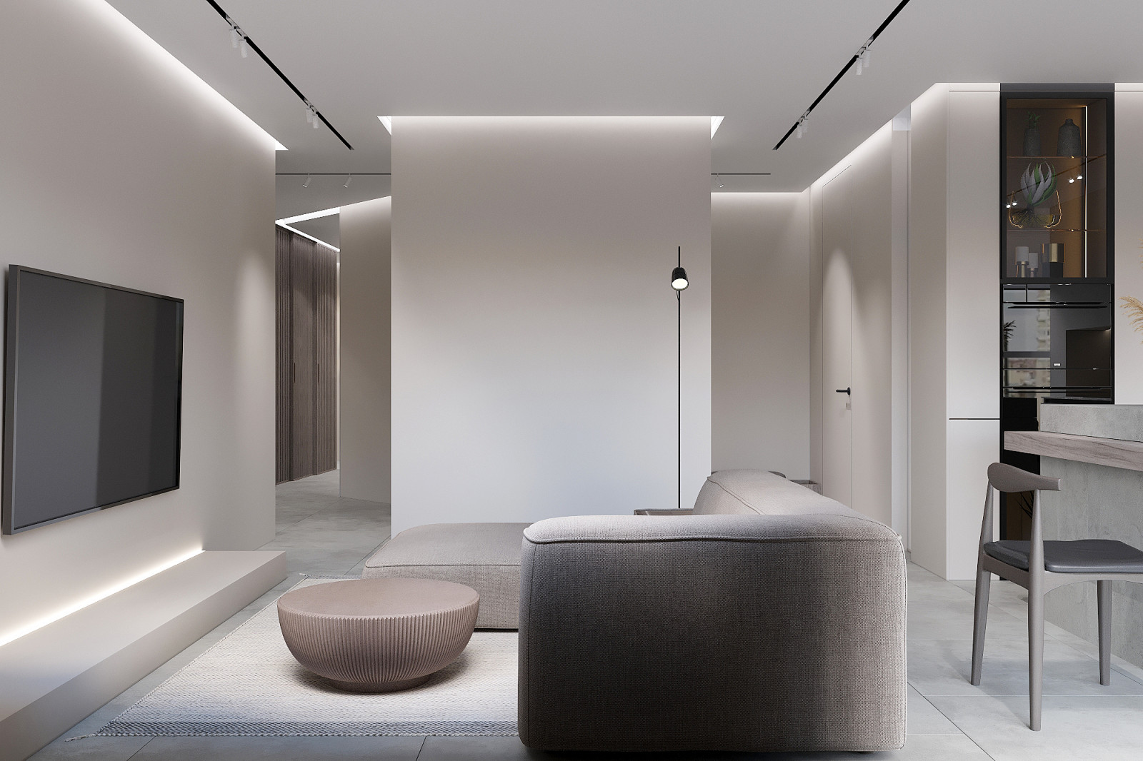 Интерьер квартиры ЖК "120 Квартал" в Самаре 114м2г