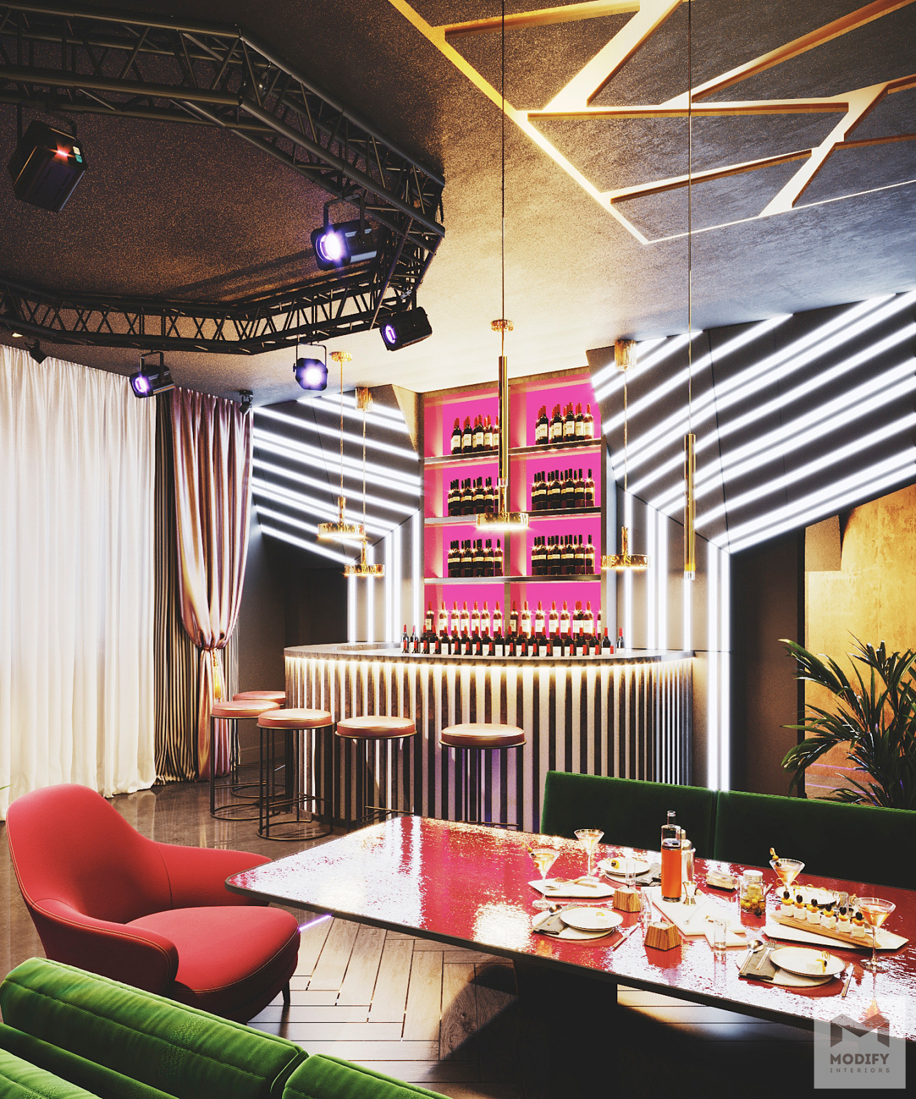 Интерьер бара