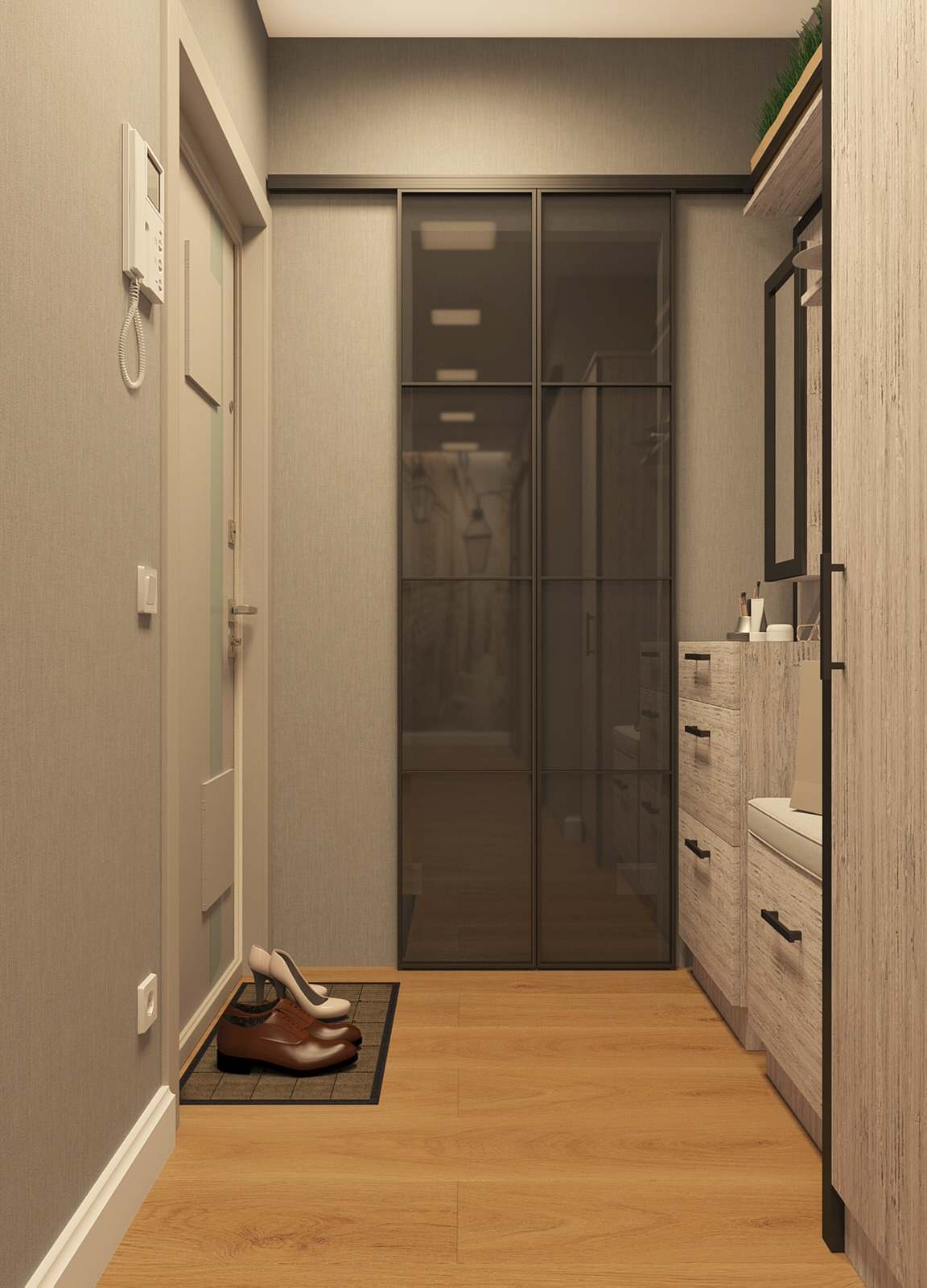 Дизайн-проект двухкомнатной квартиры "Жемчужина Зеленограда"