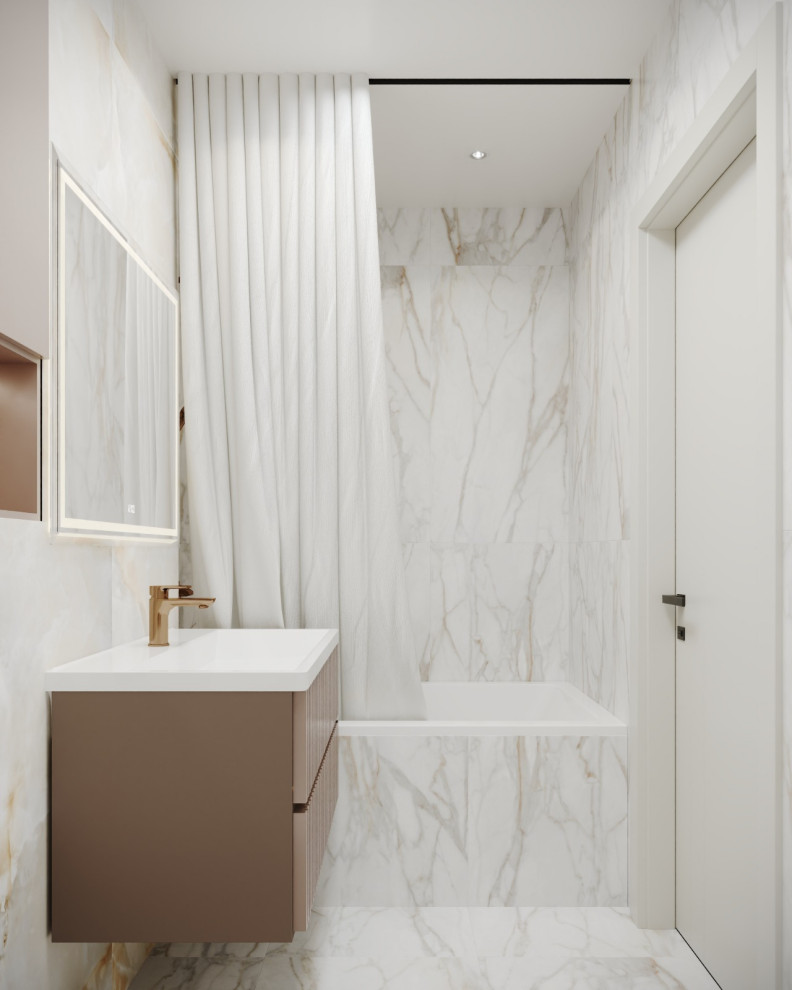 Дизайн-проект ванной комнаты