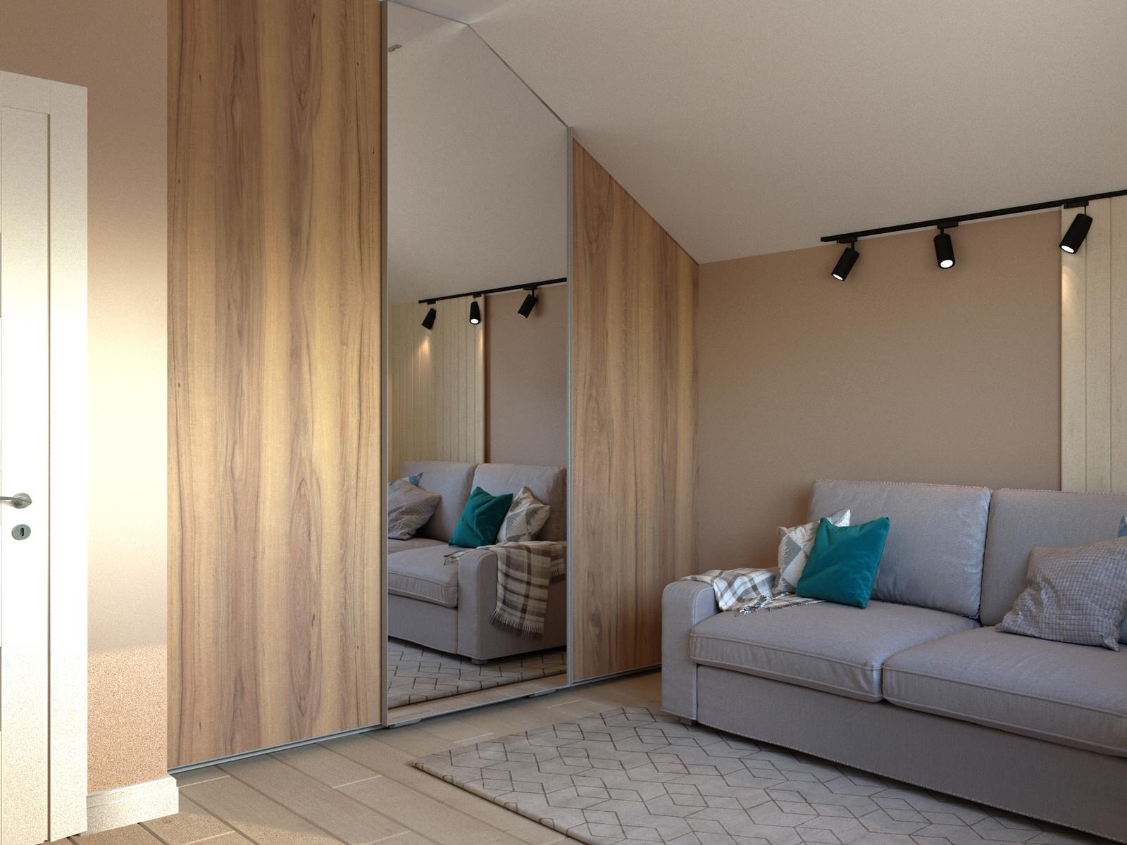 Дизайн проект дома 120кв.м в современном стиле с элементами эко-стиля