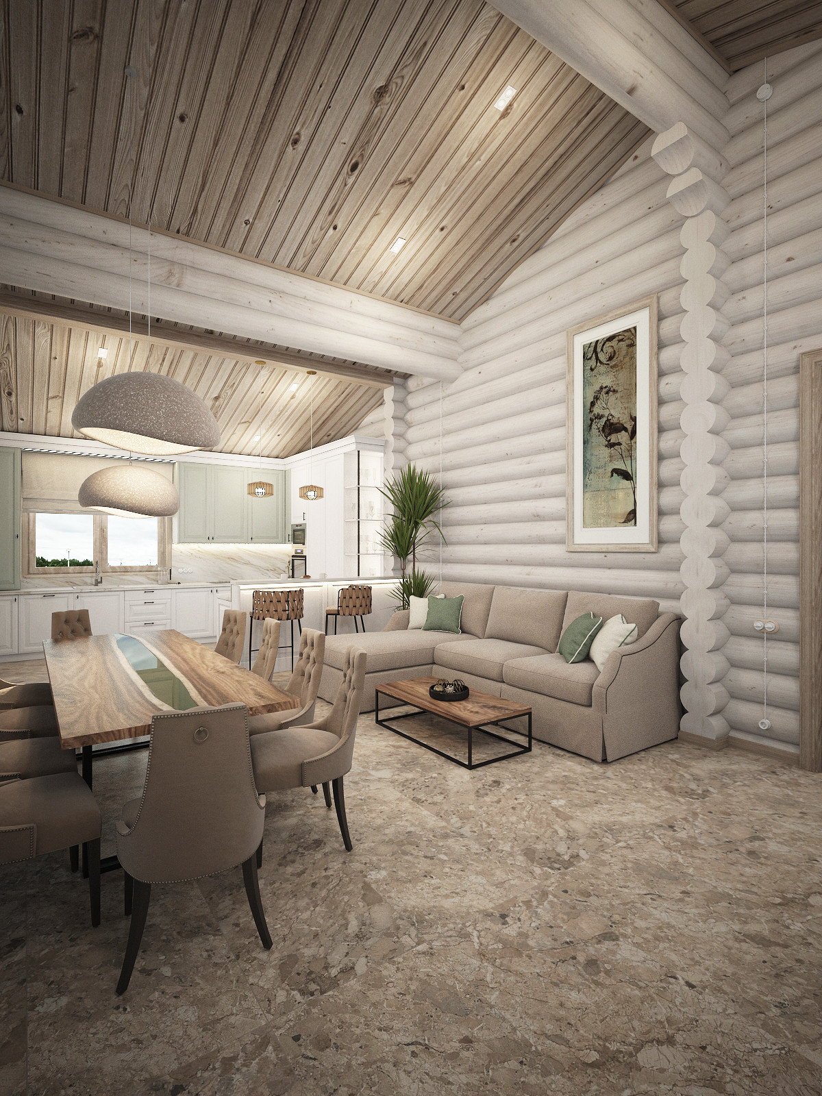 кухня-гостиная