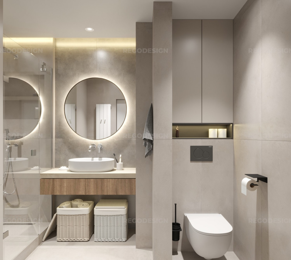 № 53 ДИЗАЙН КВАРТИРЫ 54 КВ.М. УЛ. СУХОПУТНАЯ