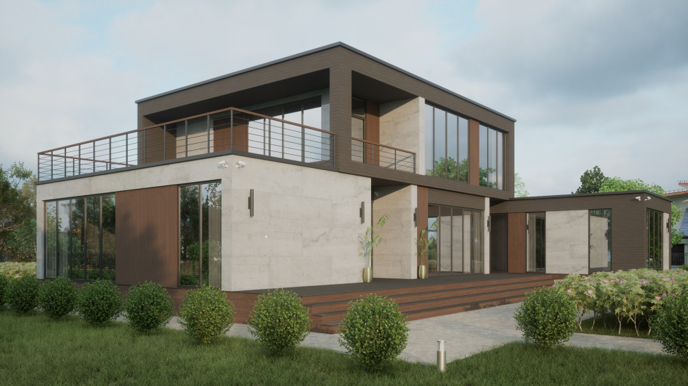 Обложка проекта: Загородный дом в Мэдисон Парке на Новой Риге