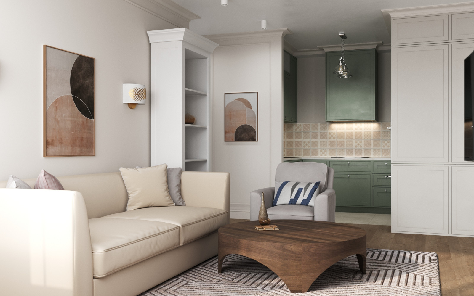 Современная классика ЖК Северный квартал 3к квартира