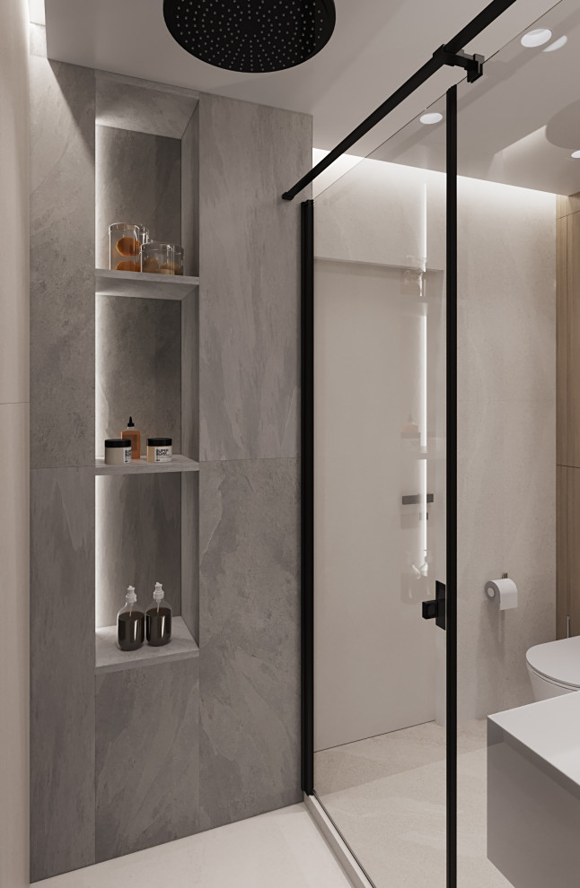 проект "Сдержанный комби на 87м2"