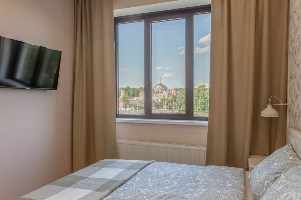 Синяя студия для краткосрочной аренды