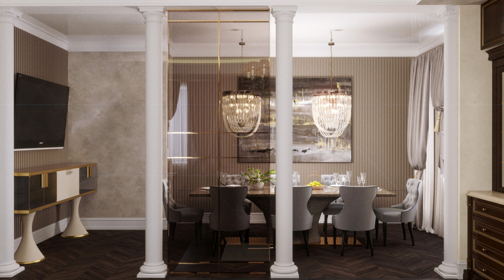 Роскошный интерьер загородного дома