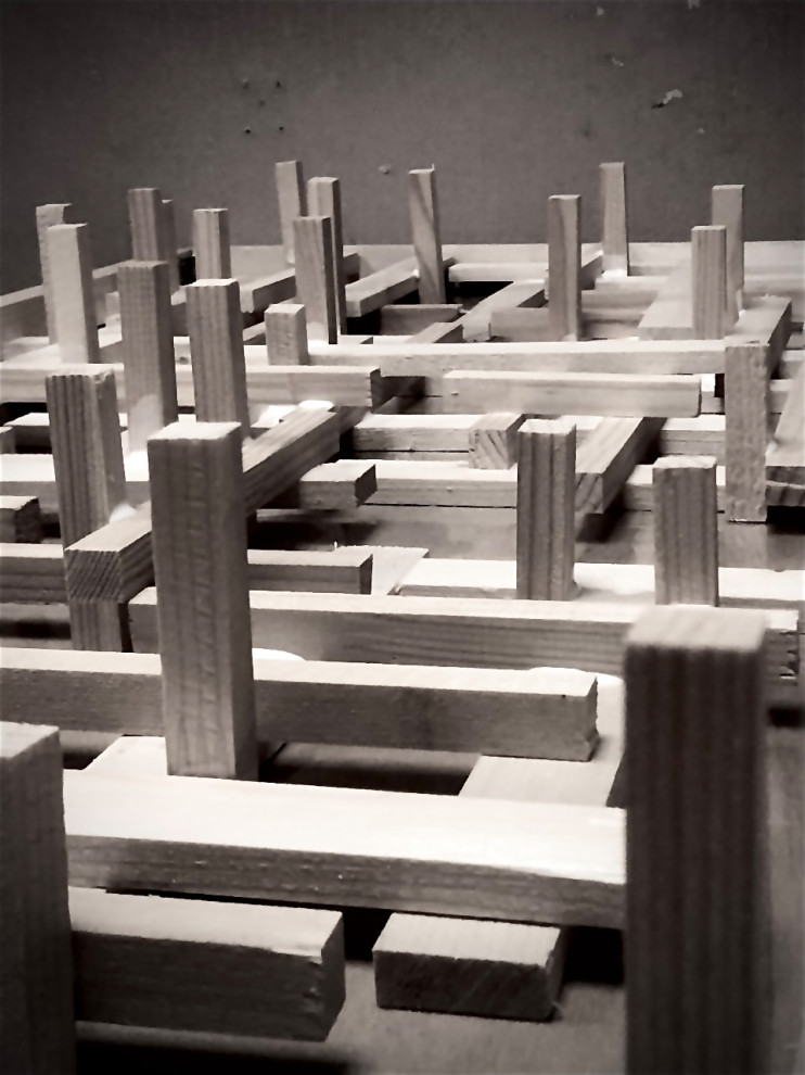 Обложка проекта: Интерьерная картина-скульптура из дерева