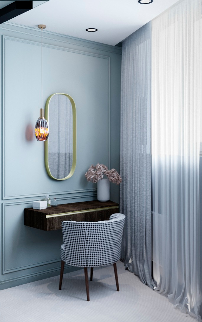 Буржуазная Эклектика в ЖК Крылья. 2к.кв. - 55 метров