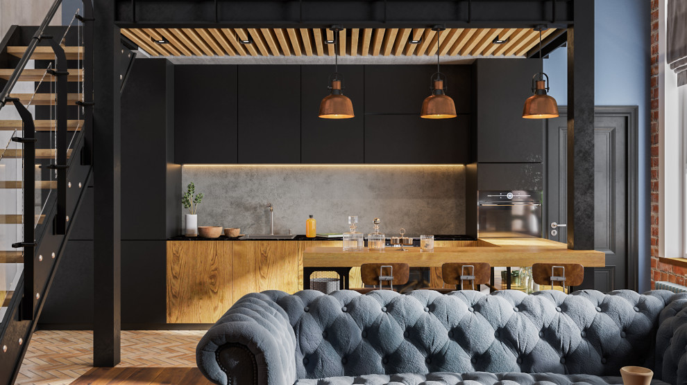 Гостиная-Кухня