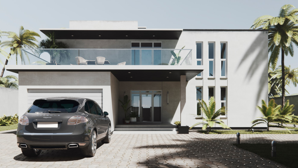 Обложка проекта: Загородный жилой дом-резиденция площадью 440 м.кв.