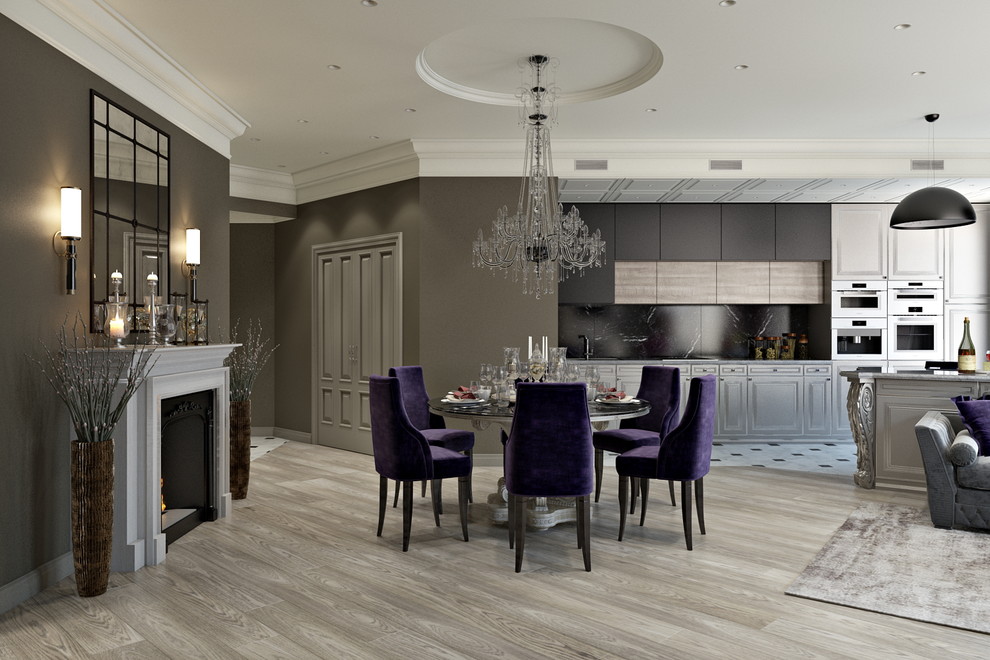 The apartment in a residential complex English Square in Moscow