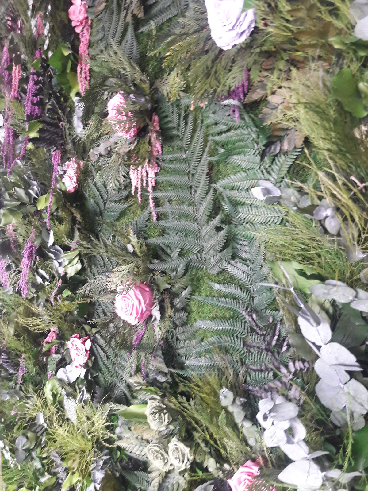 Панно из стабилизированного мха "Сиреневое настроение"