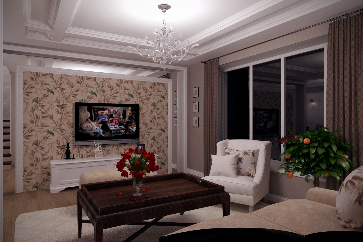 дизайн интерьера частного коттеджа в станице вешенская