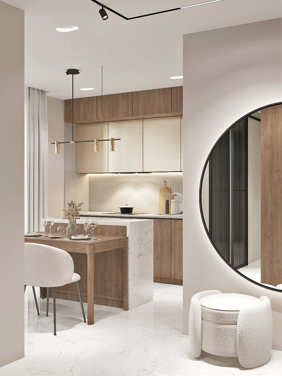 Проект квартиры  67 кв.м. 2021г.