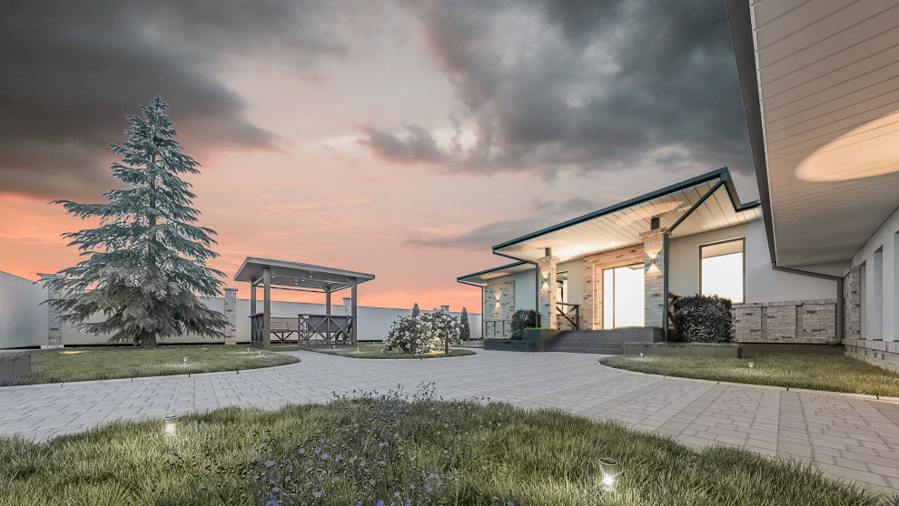 Дом с ландшафтом Воронеж