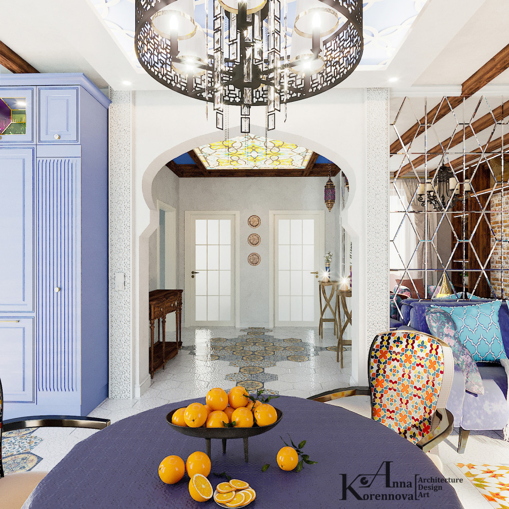 Дизайн коттеджа в марокканском стиле "Morocco dream".