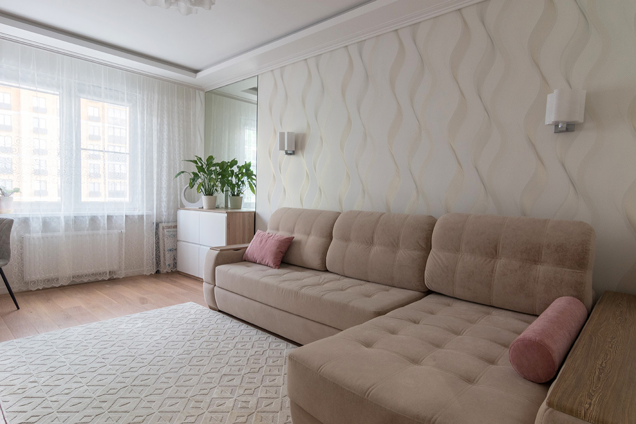 Дизайн четырехкомнатной квартиры в ЖК "Лучи".